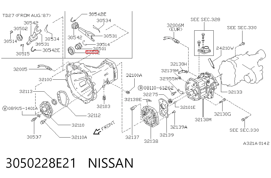 Вижимний підшипник F41016JC Japan Cars