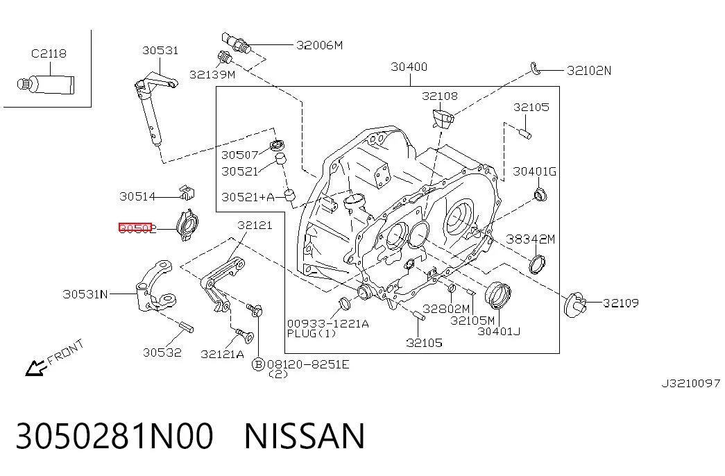 Вижимний підшипник Nissan Almera CLASSIC седан (B10RS) (2006 - 2012) ціна, від 20.89 USD