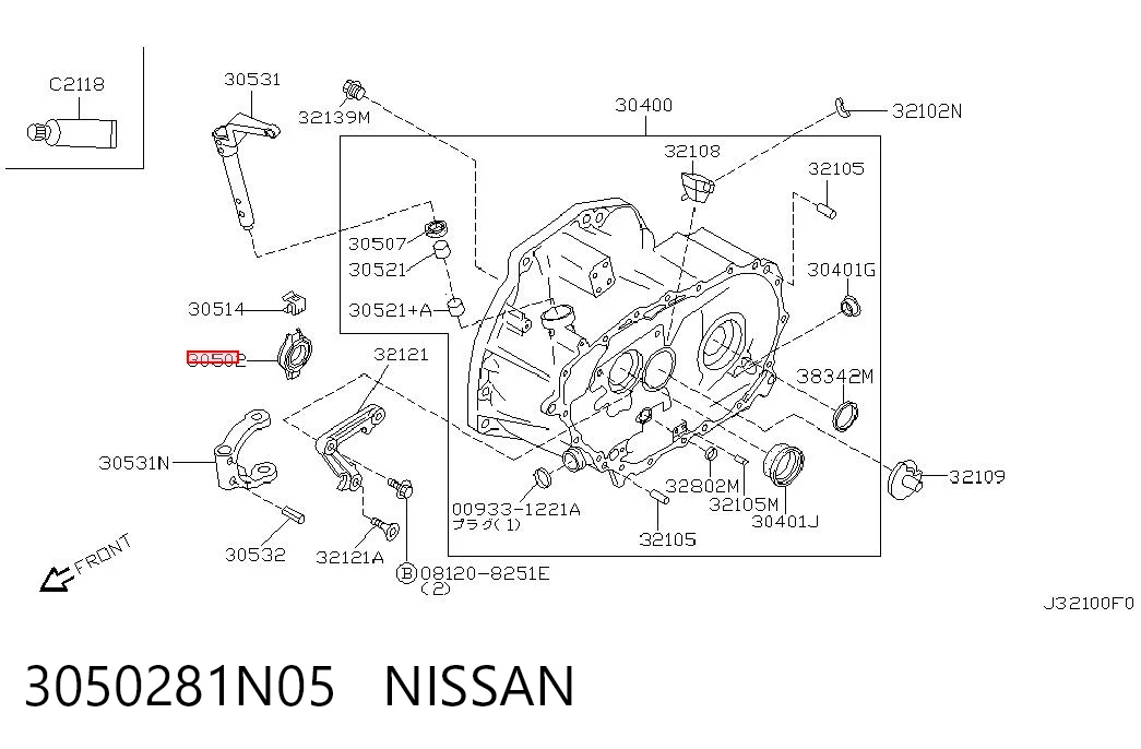 Купити Вижимний підшипник Nissan Almera CLASSIC B10RS
