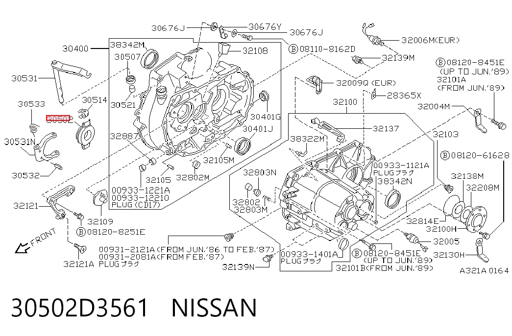 Вижимний підшипник Japan Cars F41017 ціна, від 18.54 USD