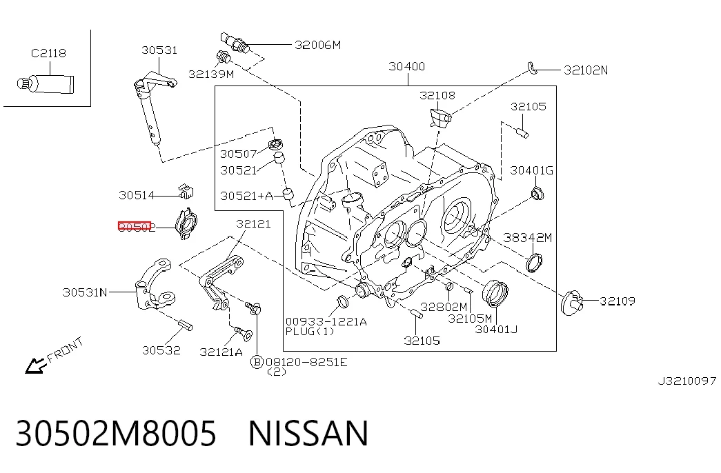  Вижимний підшипник Nissan Sunny 1