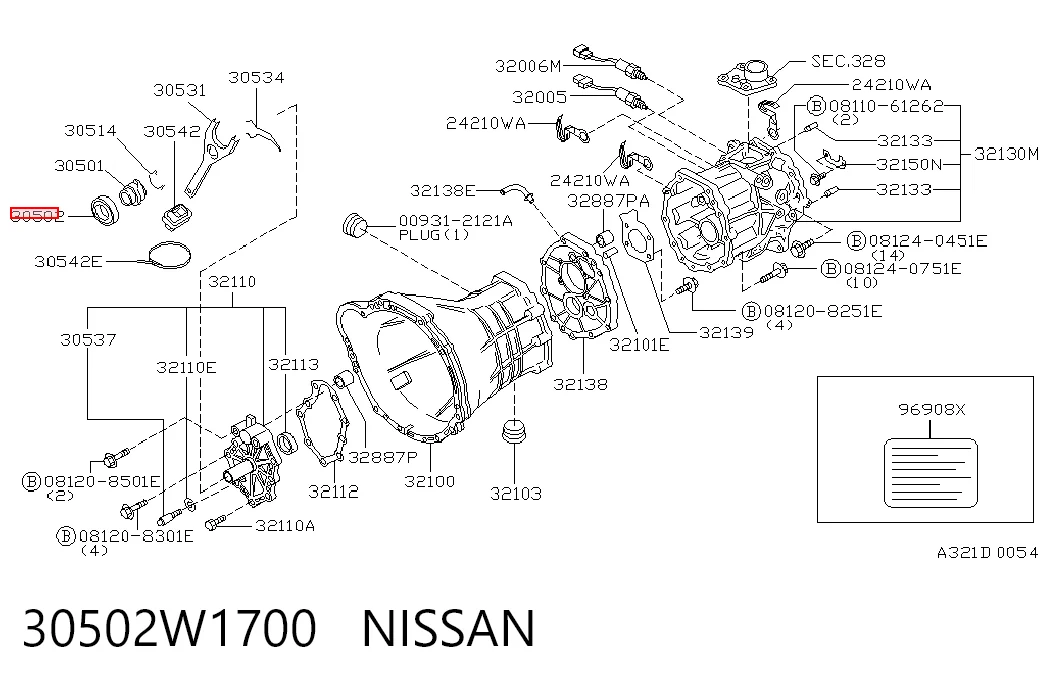 Вижимний підшипник AISBN006 Aisin