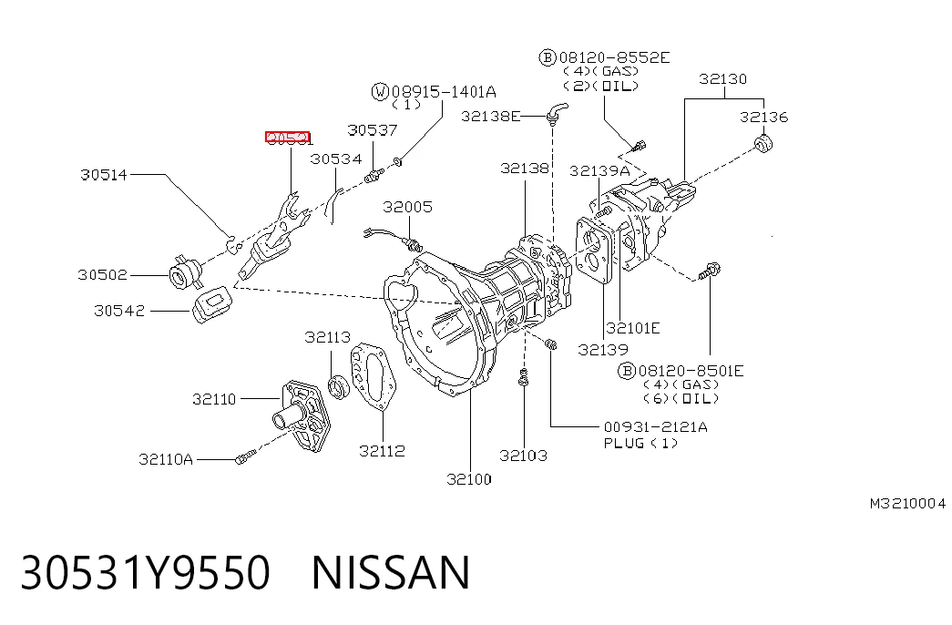 Вилка зчеплення на Nissan Serena  C23
