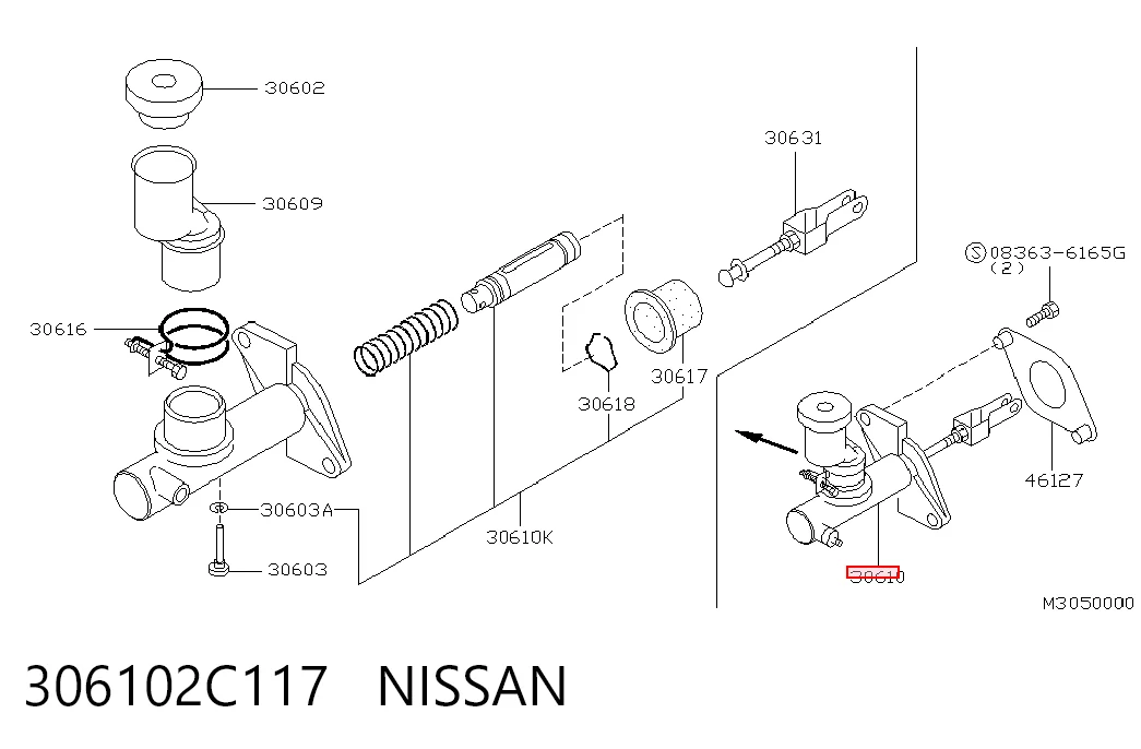 Купити Головний циліндр зчеплення Nissan Serena  C23