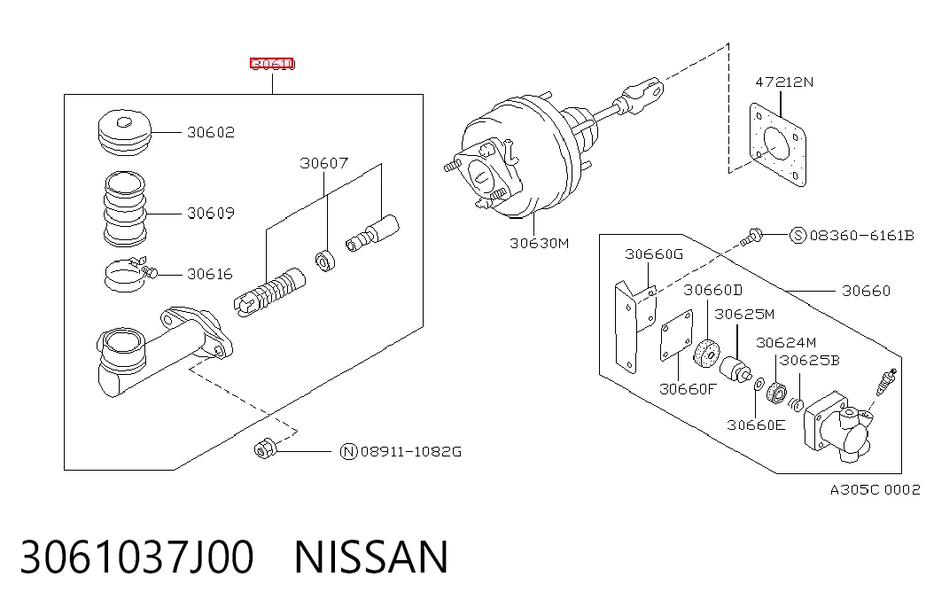 Циліндр зчеплення Nissan Patrol 