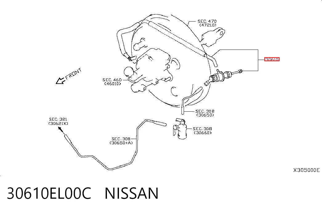 Купити Головний циліндр зчеплення Nissan Tiida  C11X