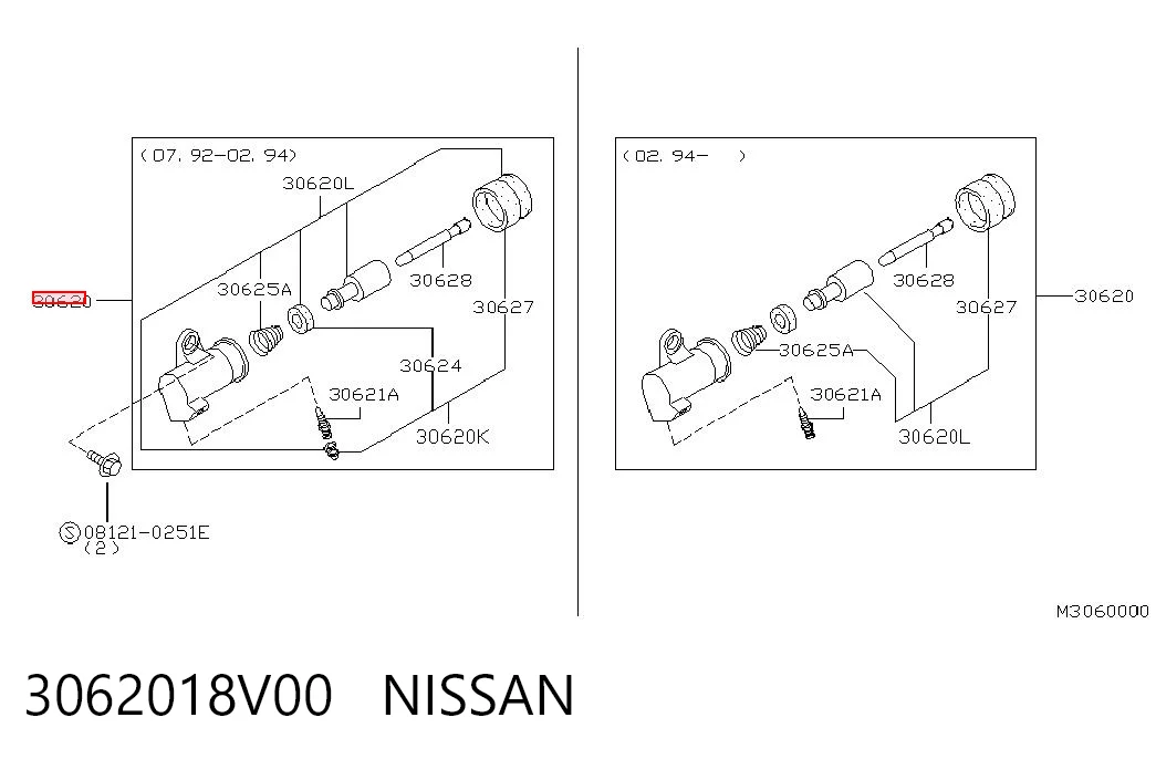  Робочий циліндр зчеплення Nissan Serena 