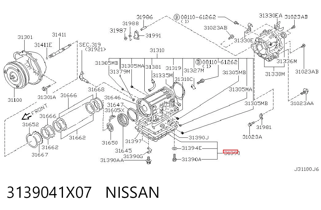 3139041X07 Nissan/Infiniti