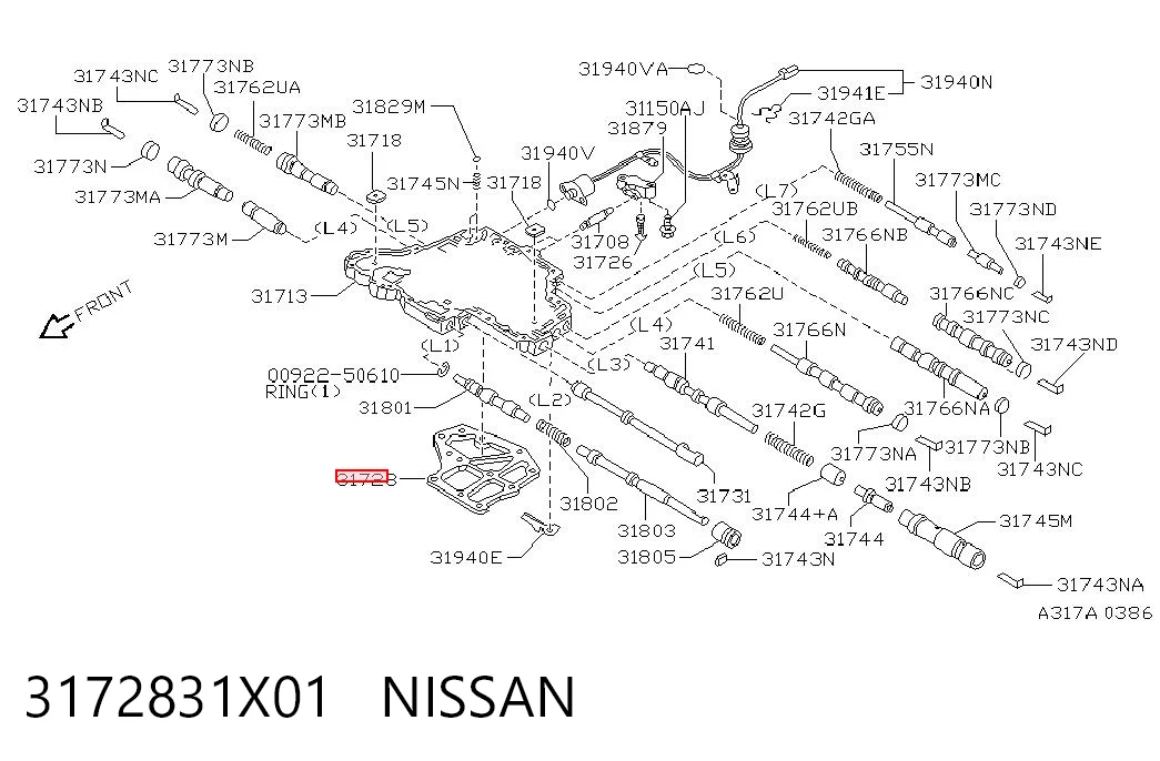  Фільтр АКПП Nissan Note 