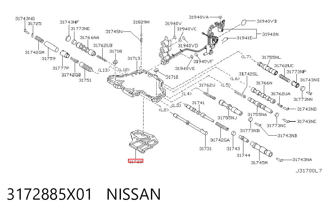  Фільтр АКПП Nissan Altima 