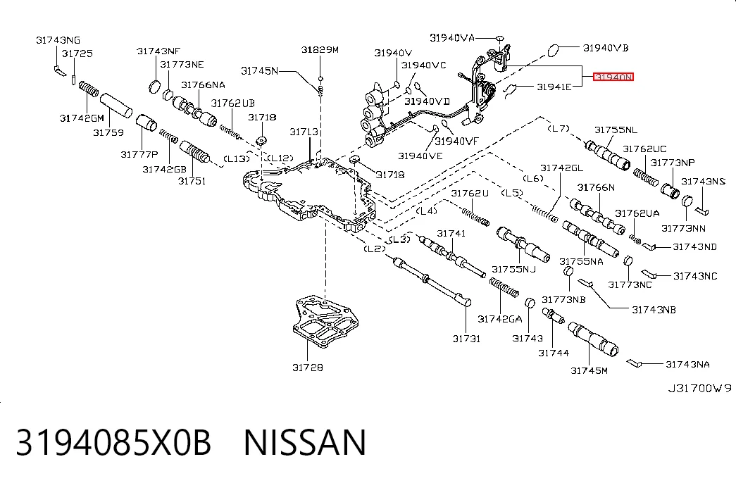 3194085X0B Nissan/Infiniti 
