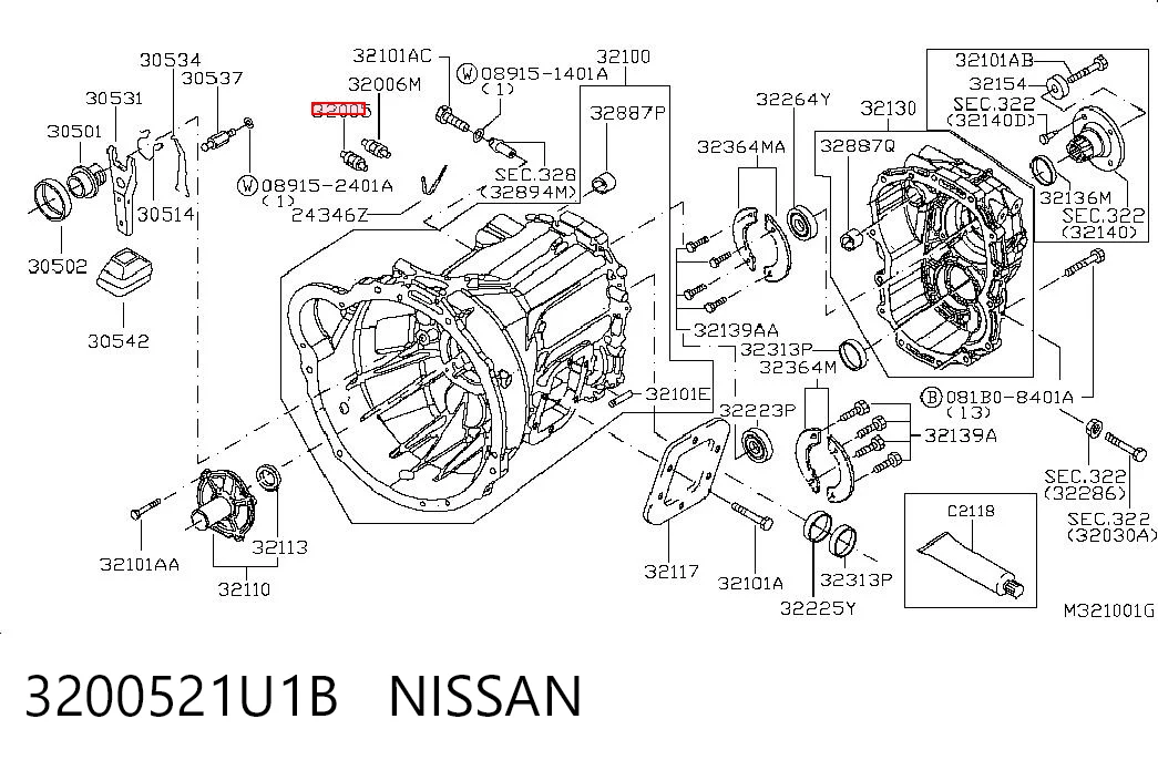 Датчик ліхтарів заднього ходу Nissan Serena мінівен (C23) (1991 - 2002) ціна, від 14.64 USD