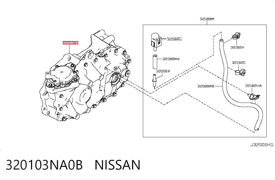 Автоматична коробка передач на Nissan LEAF I ZE0
