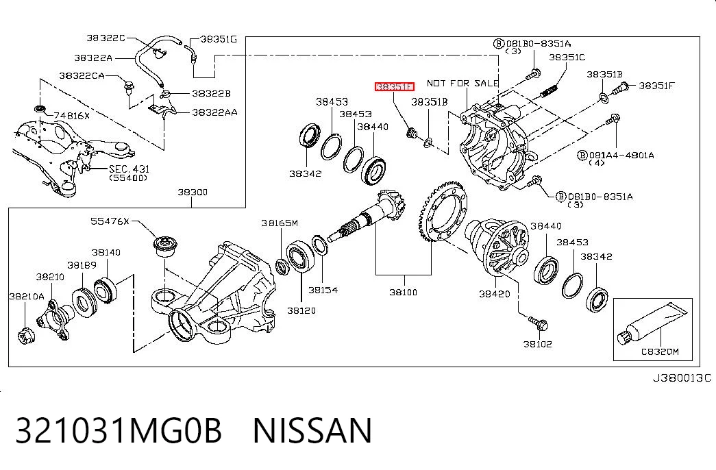 321031MG0B Nissan/Infiniti
