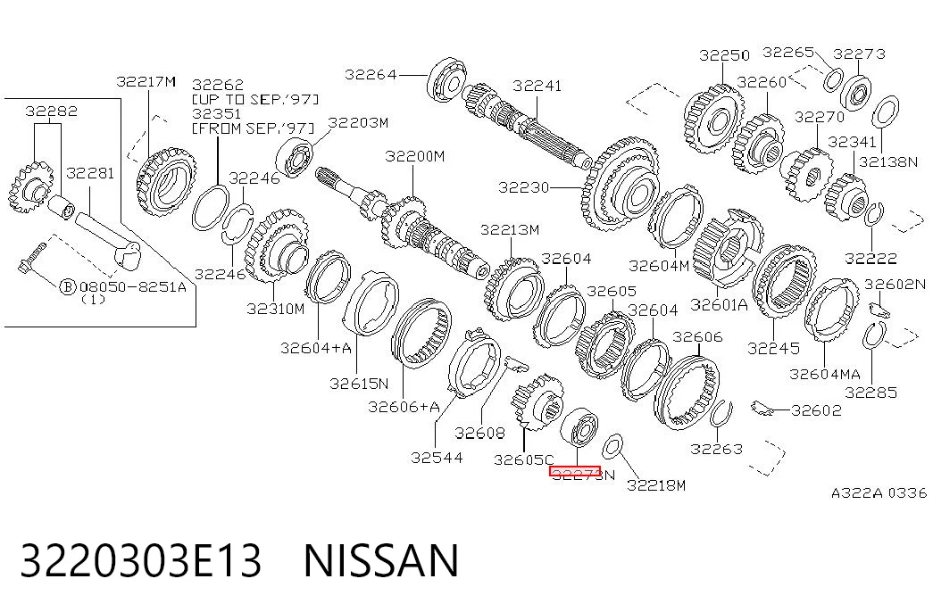 3220303E13 Nissan/Infiniti