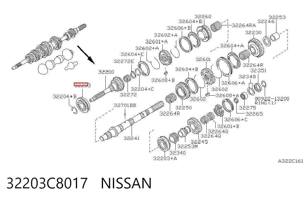 32203C8017 Nissan/Infiniti