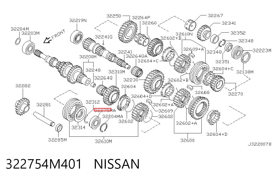Купити Підшипник первинного валу коробки Nissan Almera CLASSIC B10RS
