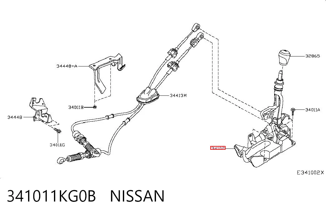 Куліса КПП на Nissan JUKE NMUK F15E