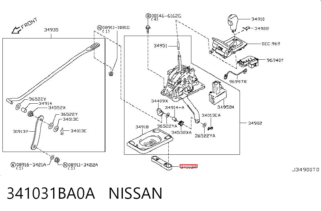 341031BA0A Nissan/Infiniti