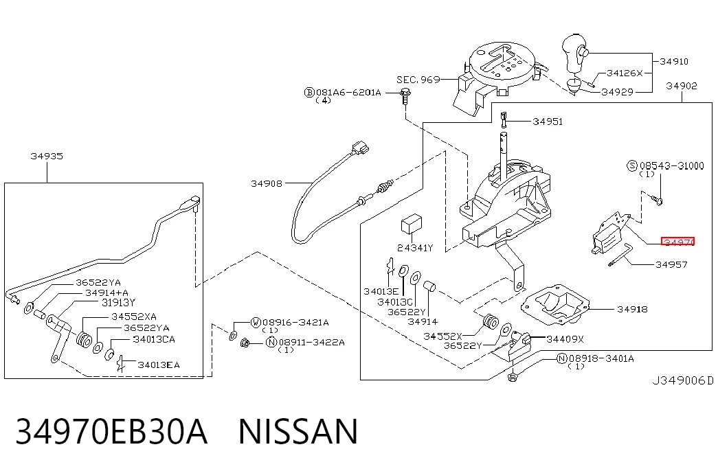 34970EB30A Nissan/Infiniti 