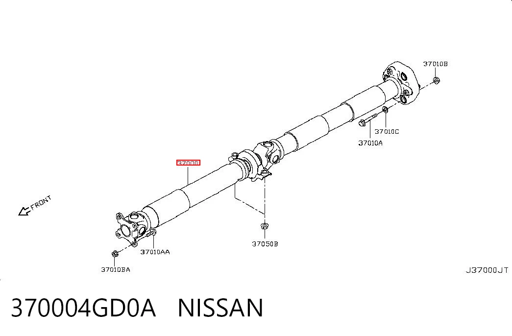 370004GD0A Nissan/Infiniti