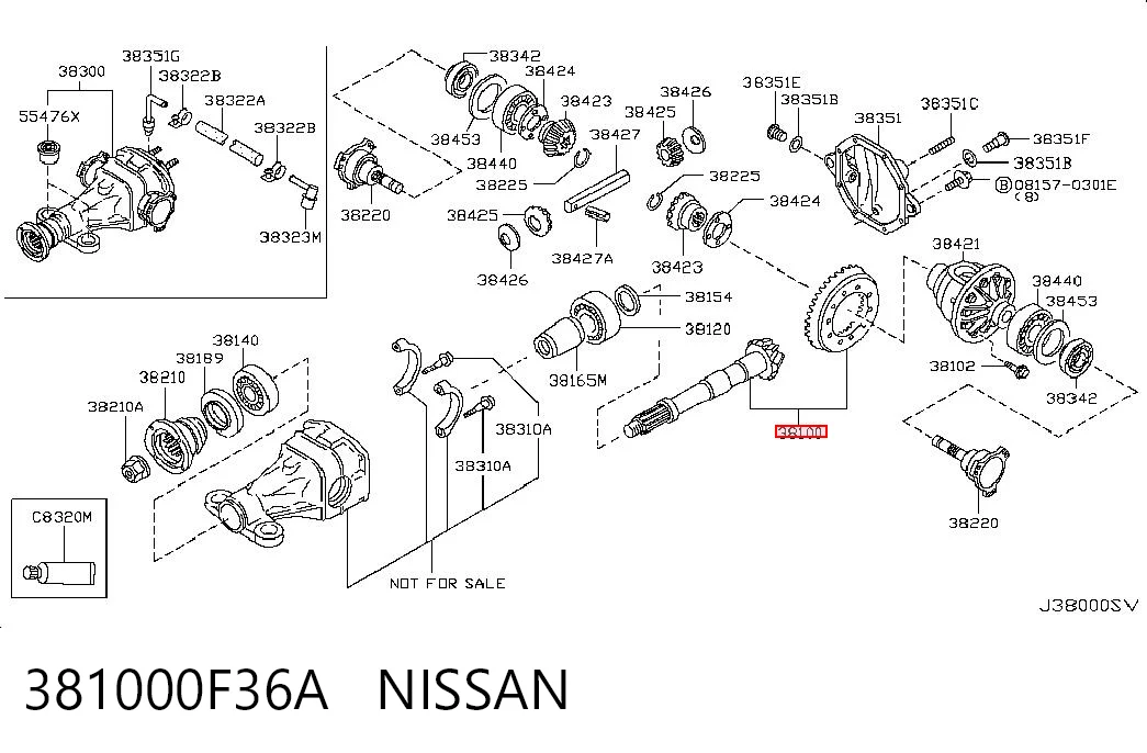 381000F36A Nissan/Infiniti