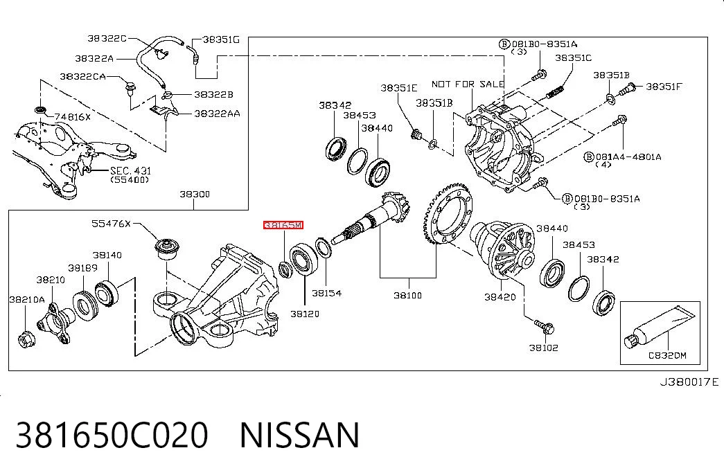 381650C020 Nissan/Infiniti 