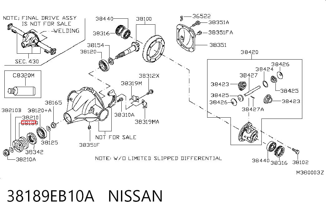 Купити 1C3Z4L616BA Ford Сальник хвостовика
