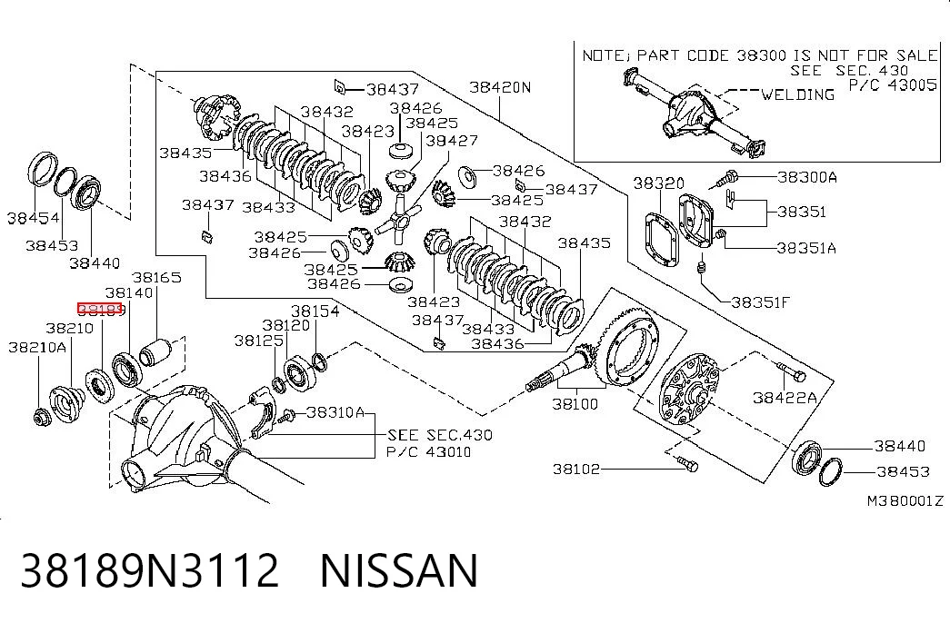 Купити N2296 Musashi Сальник хвостовика
