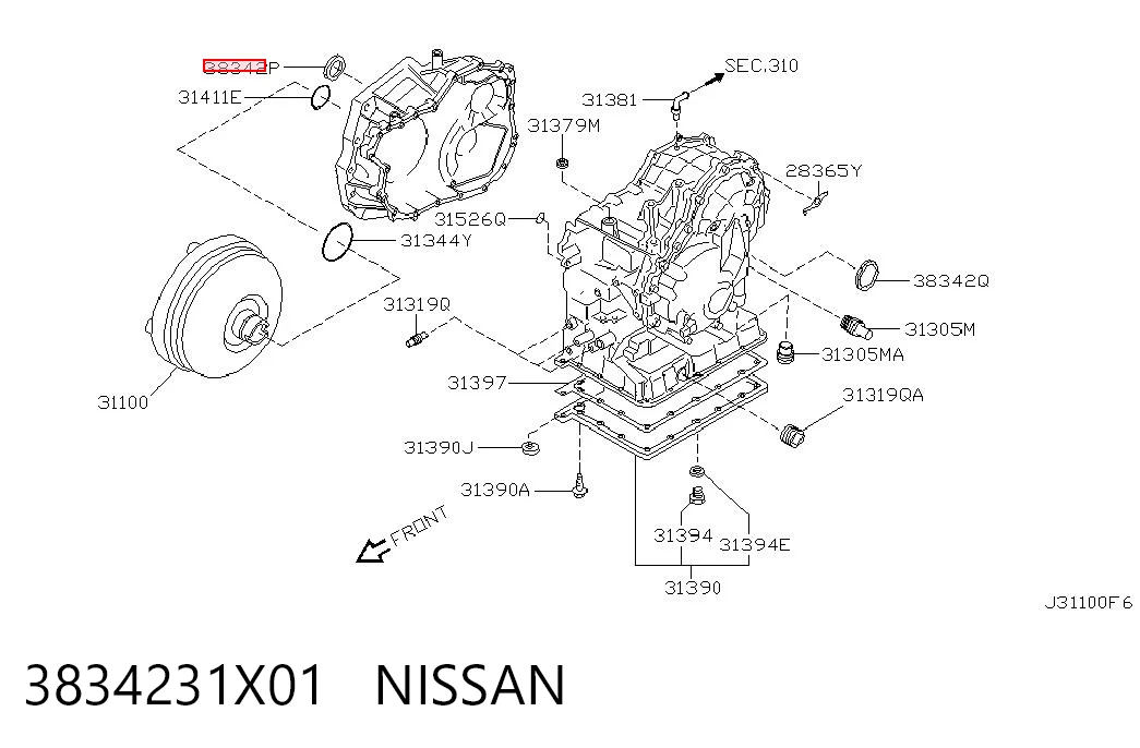 Сальник півосі переднього моста Motus MS1854002 ціна, від 4.98 USD