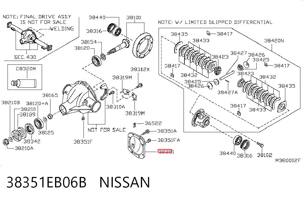 38351EB06B Nissan/Infiniti