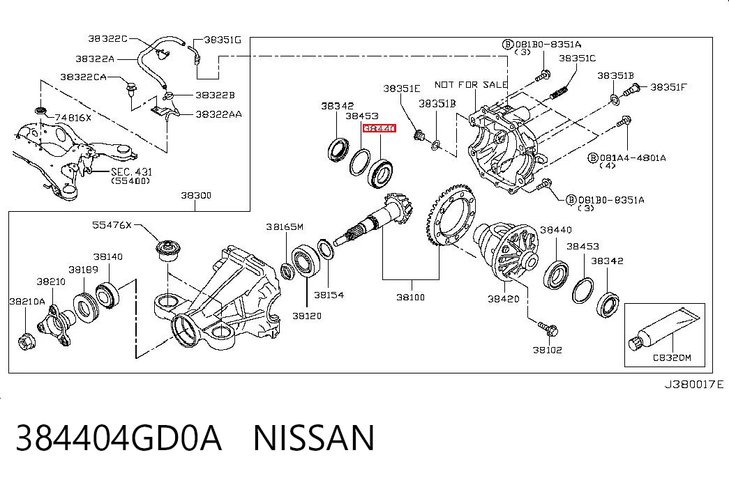 384404GD0A Nissan/Infiniti