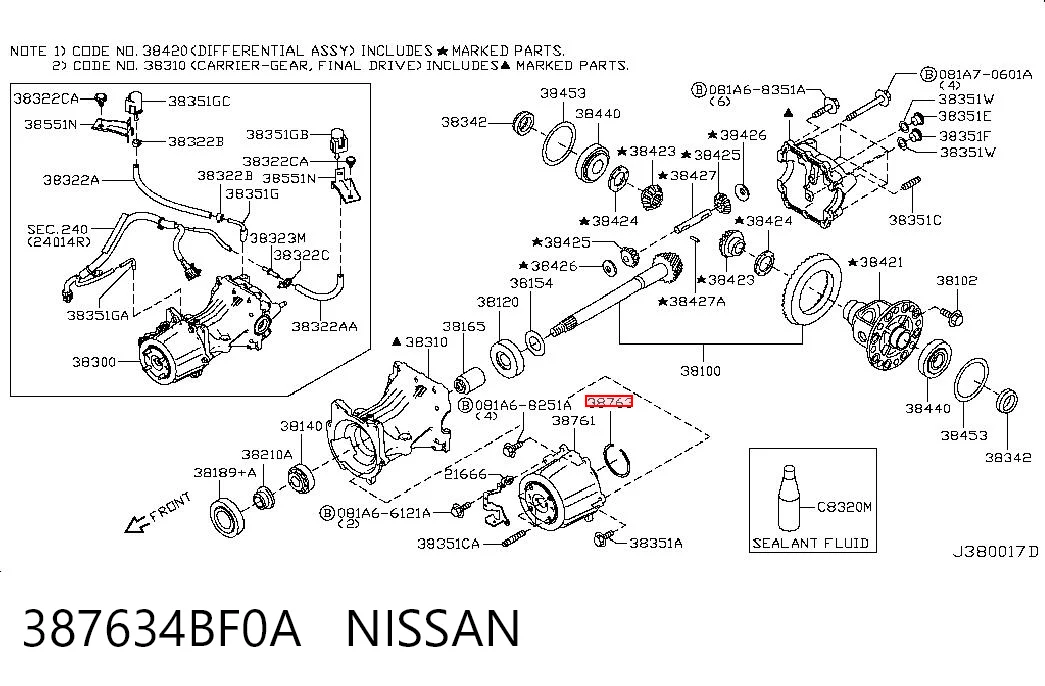 387634BF0A Nissan/Infiniti