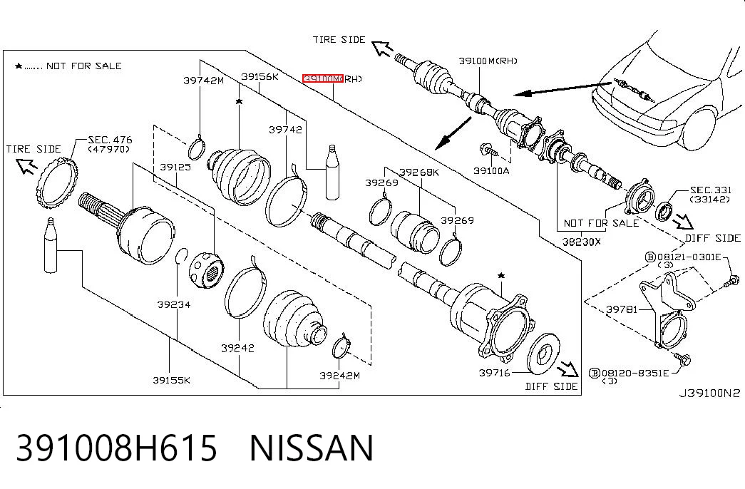 Піввісь передня, права Magneti Marelli TDS0218 ціна, від 100.43 USD