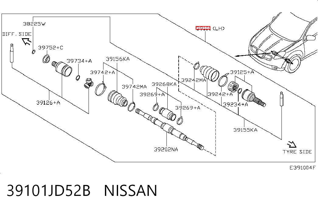 TDS0217 Magneti Marelli Привід лівий