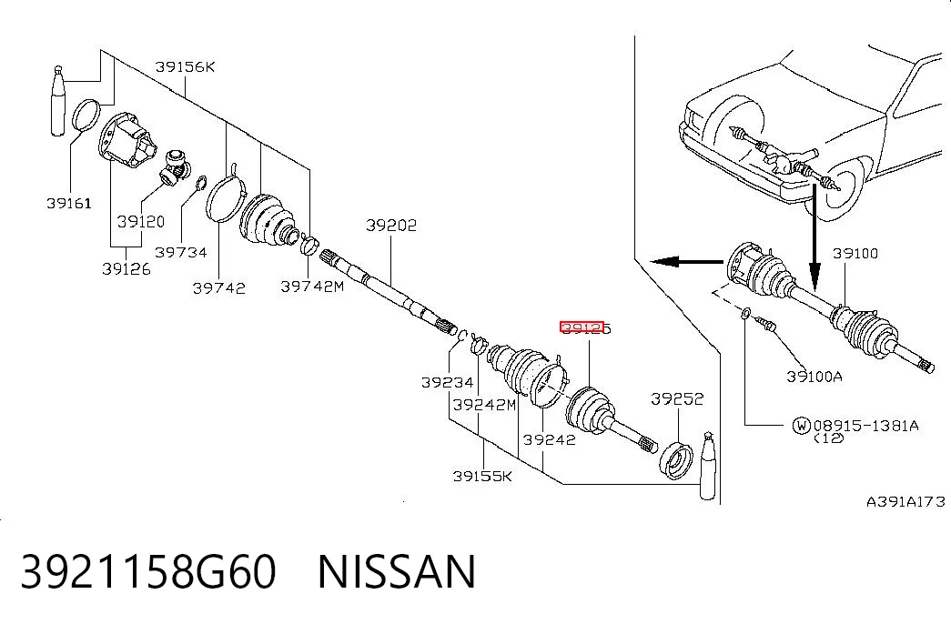 ШРУС зовнішній передній CV30719 Sato Tech