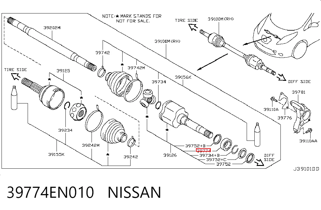 Підвісний підшипник передньої піввісі Peugeot/Citroen 95517208 ціна, від 16.63 USD