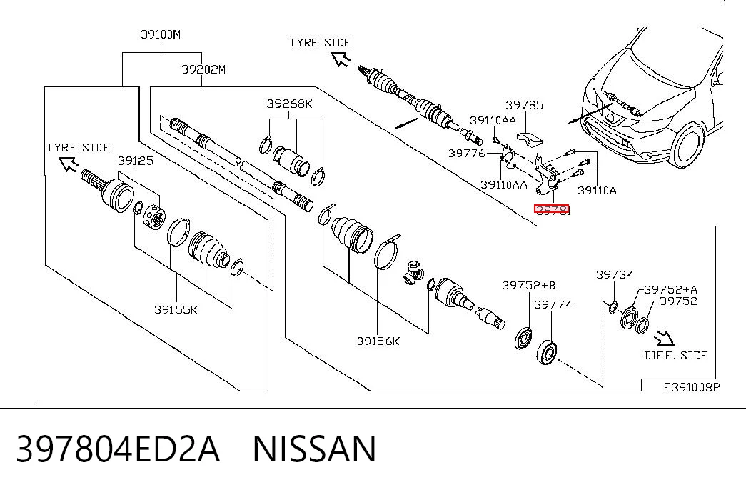397804ED2A Nissan/Infiniti
