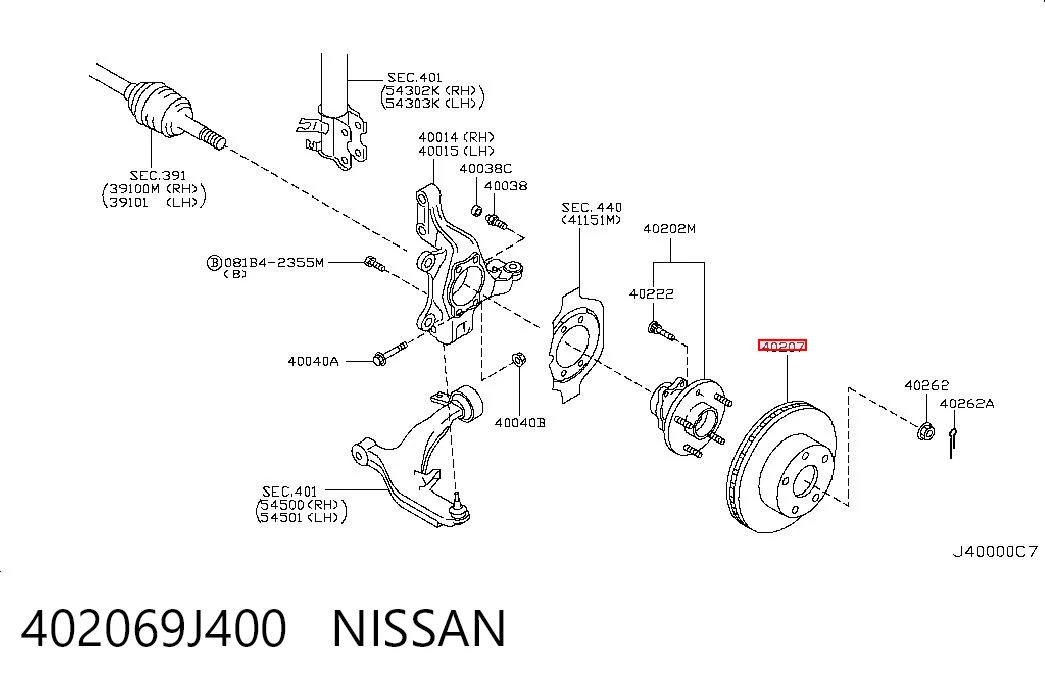 Купити Гальмівні диски передні Nissan Altima L31 