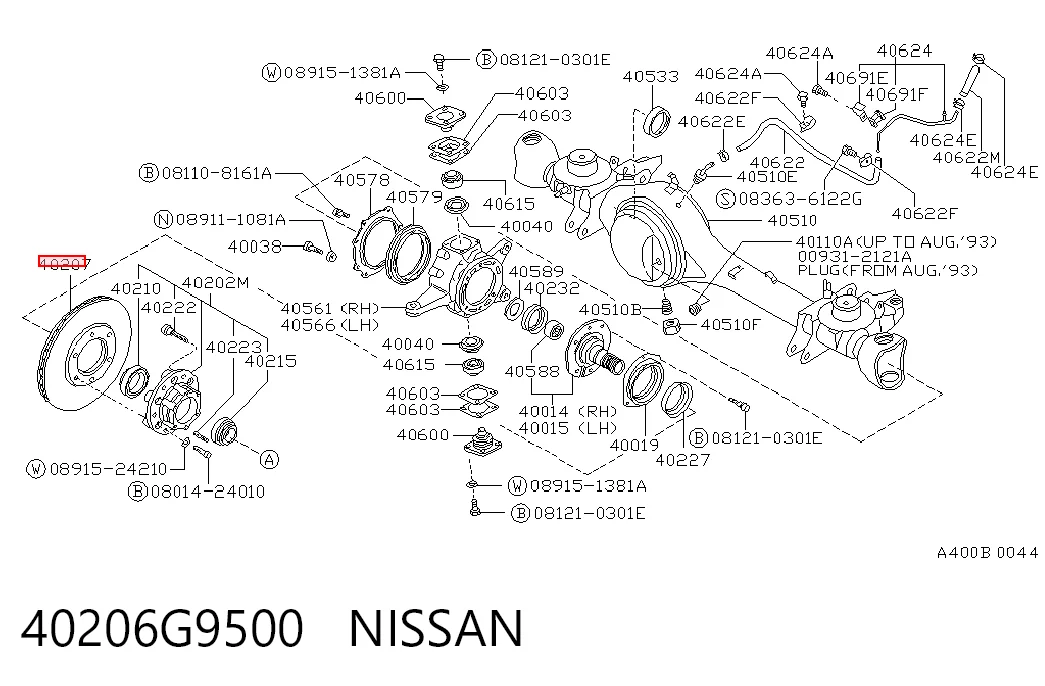  Гальмівні диски передні Nissan Patrol 