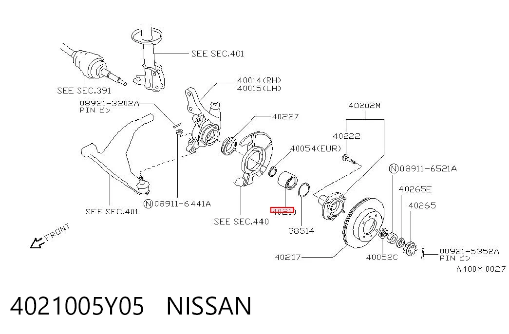 Підшипник маточини NTN DE0892LLCS43L244