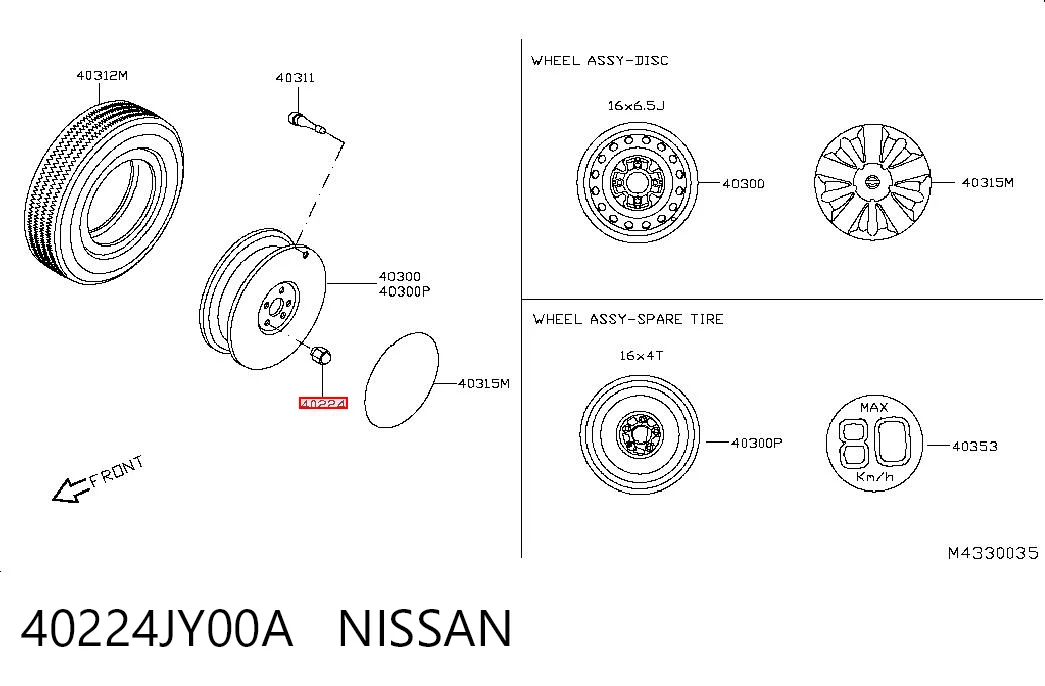  Колісні гайки Nissan Teana 