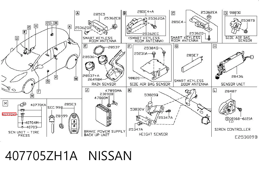 407705ZH1A Nissan/Infiniti