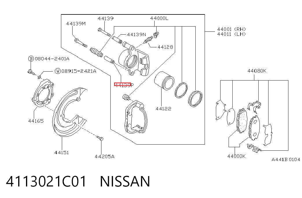 4113021C01 Nissan/Infiniti
