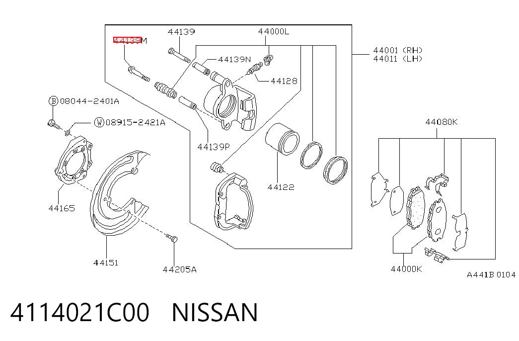 4114021C00 Nissan/Infiniti
