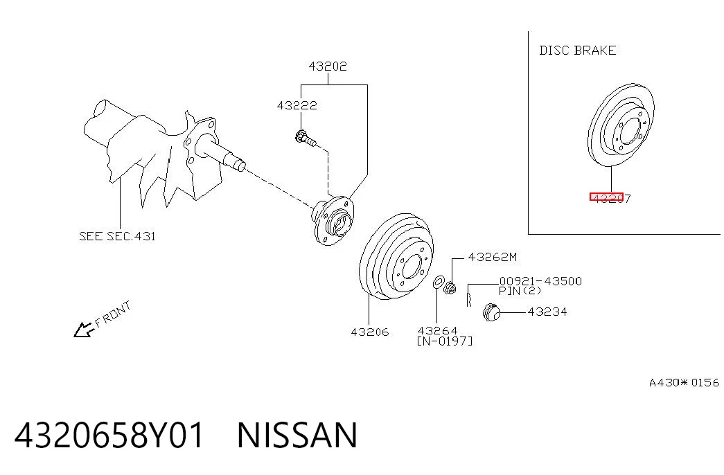  Гальмівні диски Nissan Almera 1