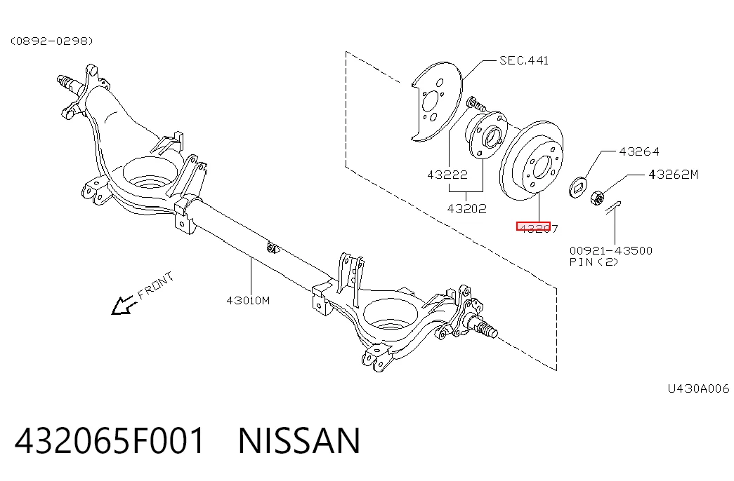 Дискові гальма на Nissan Micra  K11
