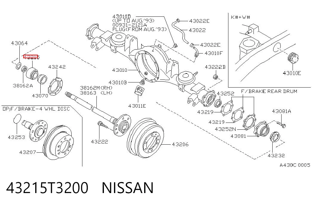 Купити 5516010587 Renault (RVI) Підшипник задньої ступиці