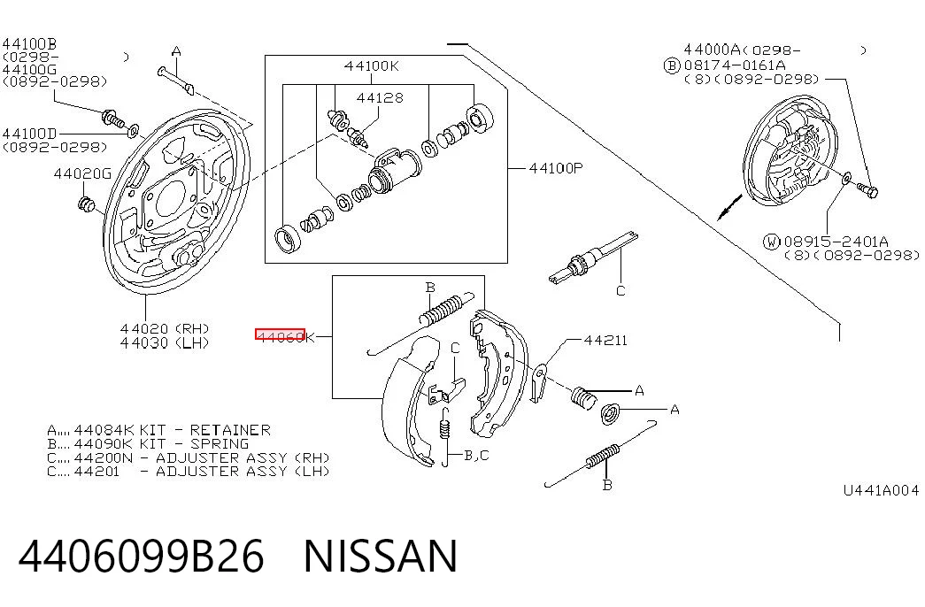 4406099B26 Nissan/Infiniti