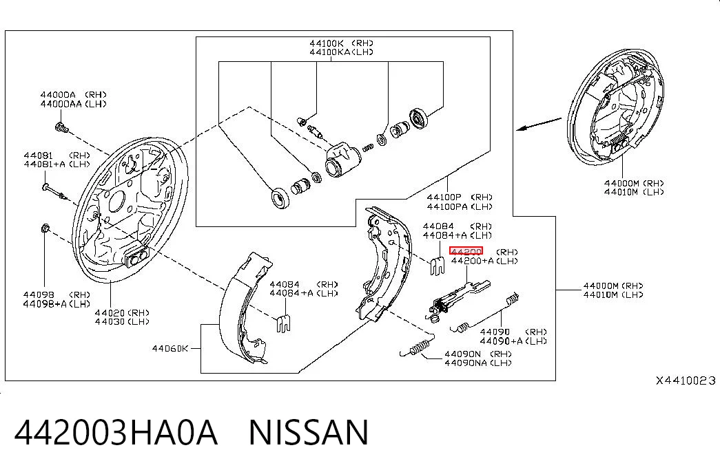 442003HA0A Nissan/Infiniti